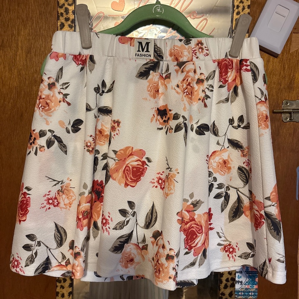 Flowered Skort